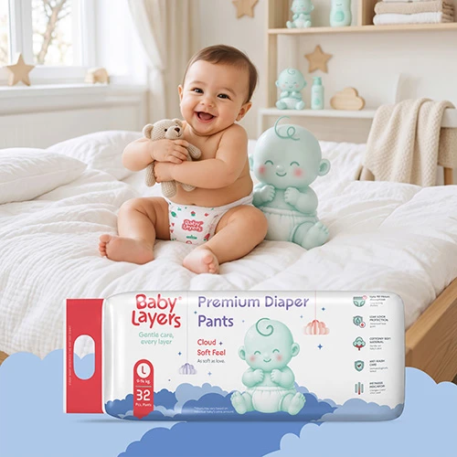 L - 32 Premium Diaper Pants (9-14 kg)